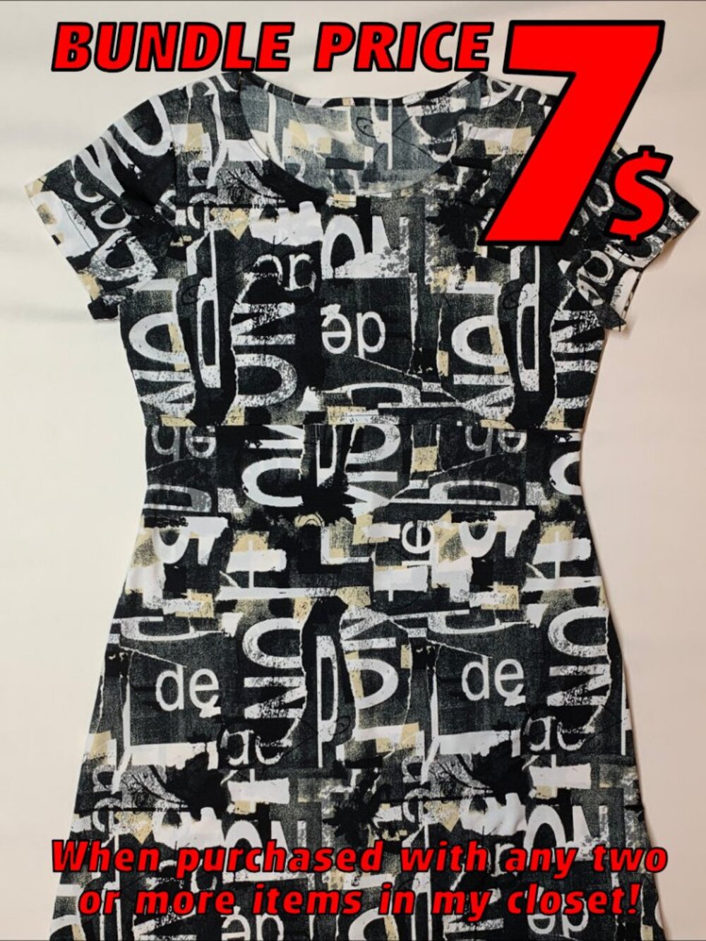 Unique! Handmade Short Sleeve Sundress Small